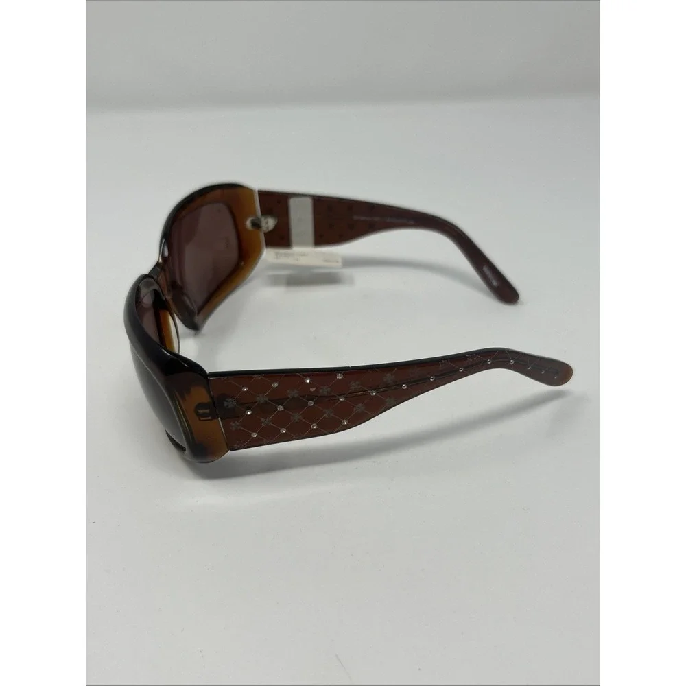 NWT Norman Childs GORGEOUS GAIL Sunglasses 62-17-125 Adult Wine Frame Rhinestone
